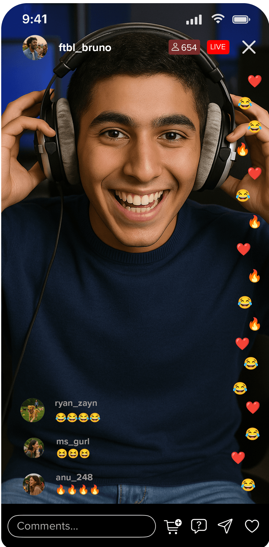 Discover Live Streams from Popular Creators